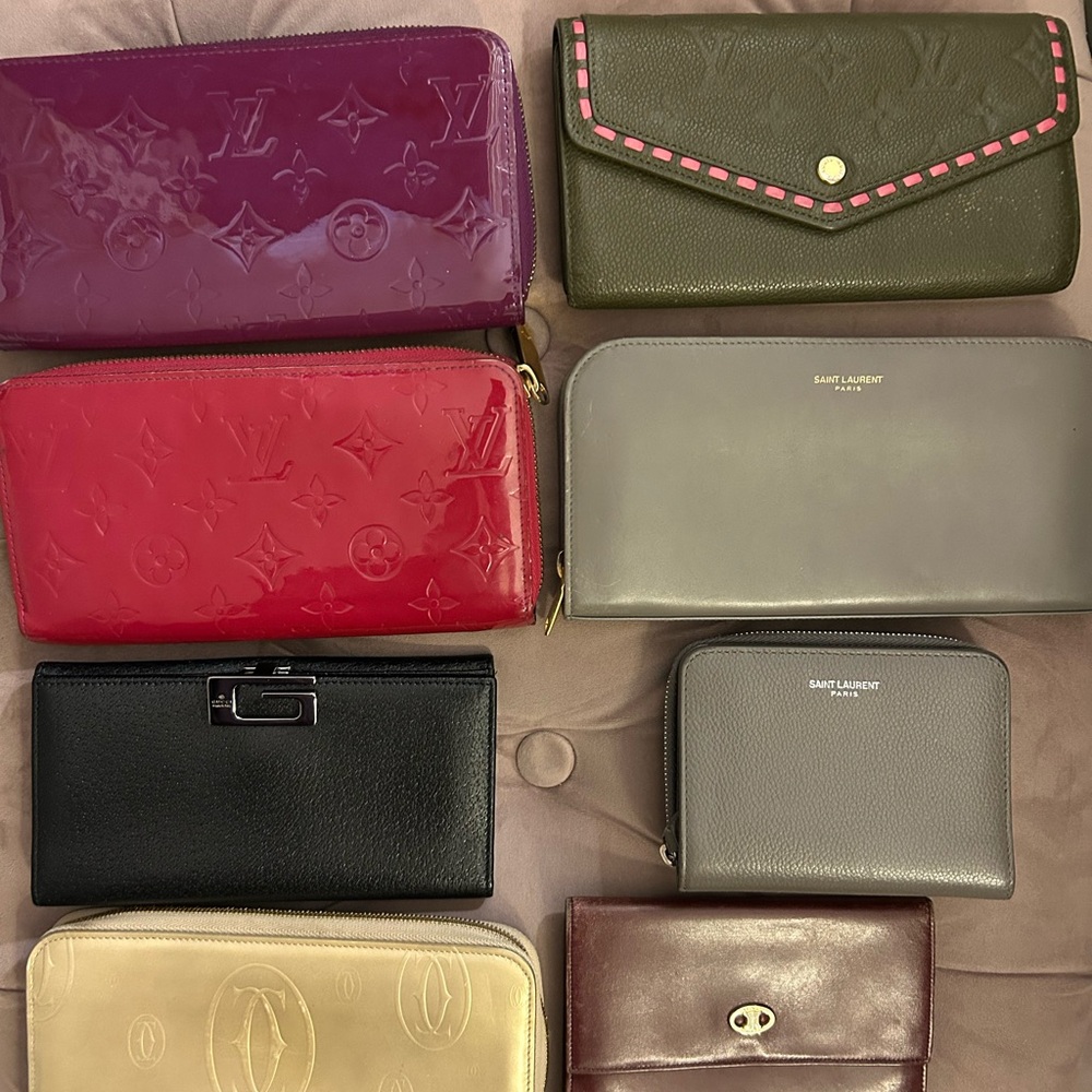 LV-Gucci-Celine-YSL Wallets